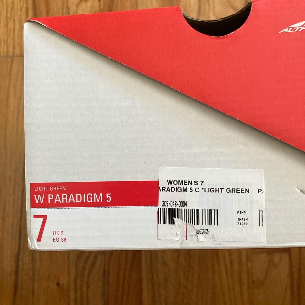 ALTRA PARADIGM 5 LIGHT GREEN